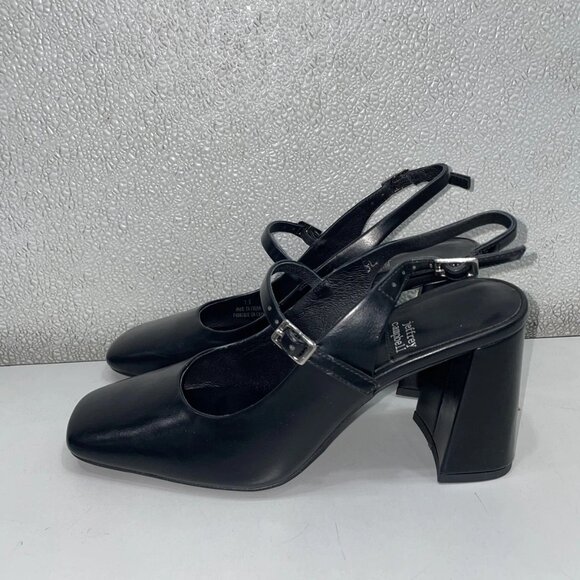 Free People x Jeffrey Campbell Women’s Paige Slingback Heels – Black – Size 7.5 - Picture 4 of 8